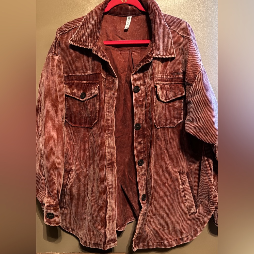Rust shacket